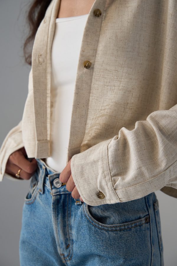 Cropped Shirt (long sleeves) – Image 3